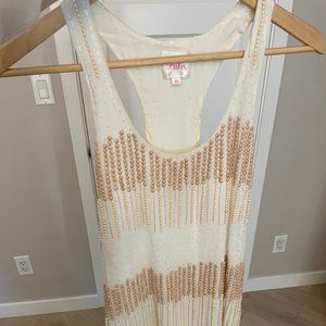 Parker Beaded Racerback Dress Size XS